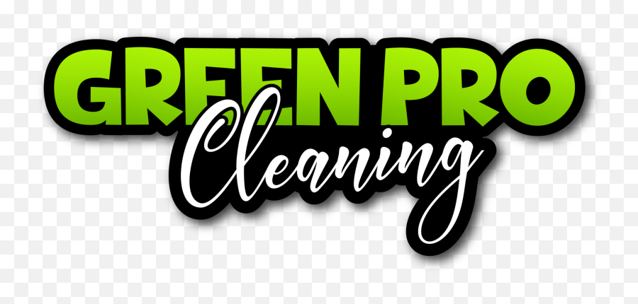 Green Pro Cleaning - Horizontal Emoji,Cleaning Logo