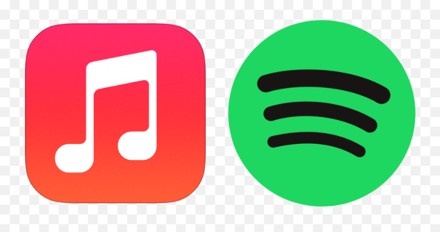 Transfer Playlists - Transparent Apple Music And Spotify Logo Emoji,Spotify Logo