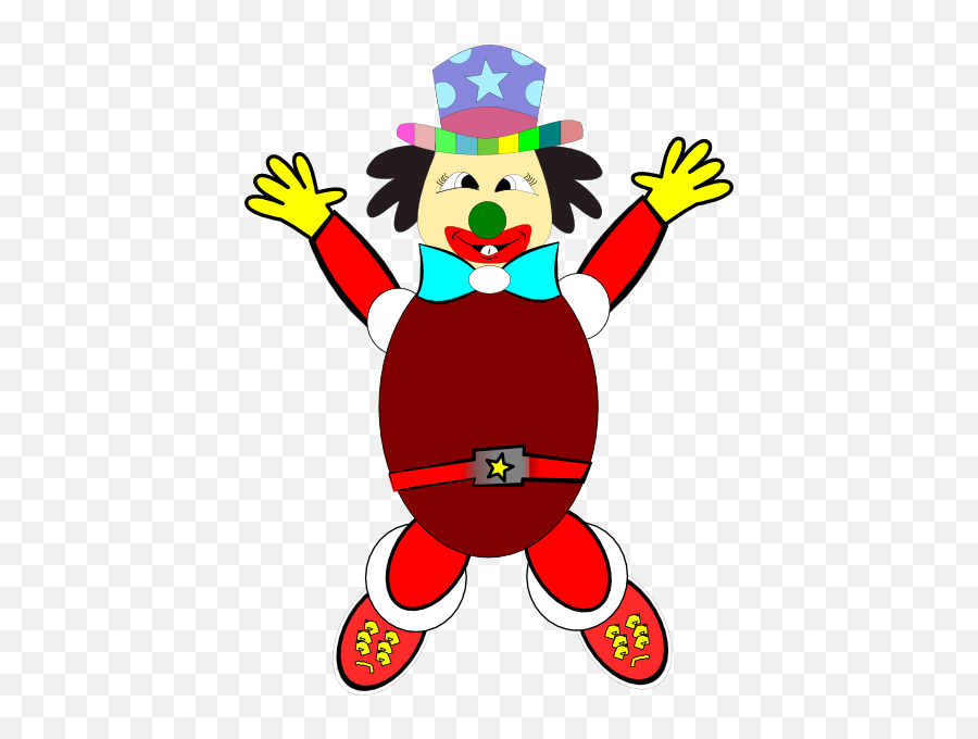 Clown Clip Art At Clker - Un Payaso Saltando Animado Emoji,Clown Clipart