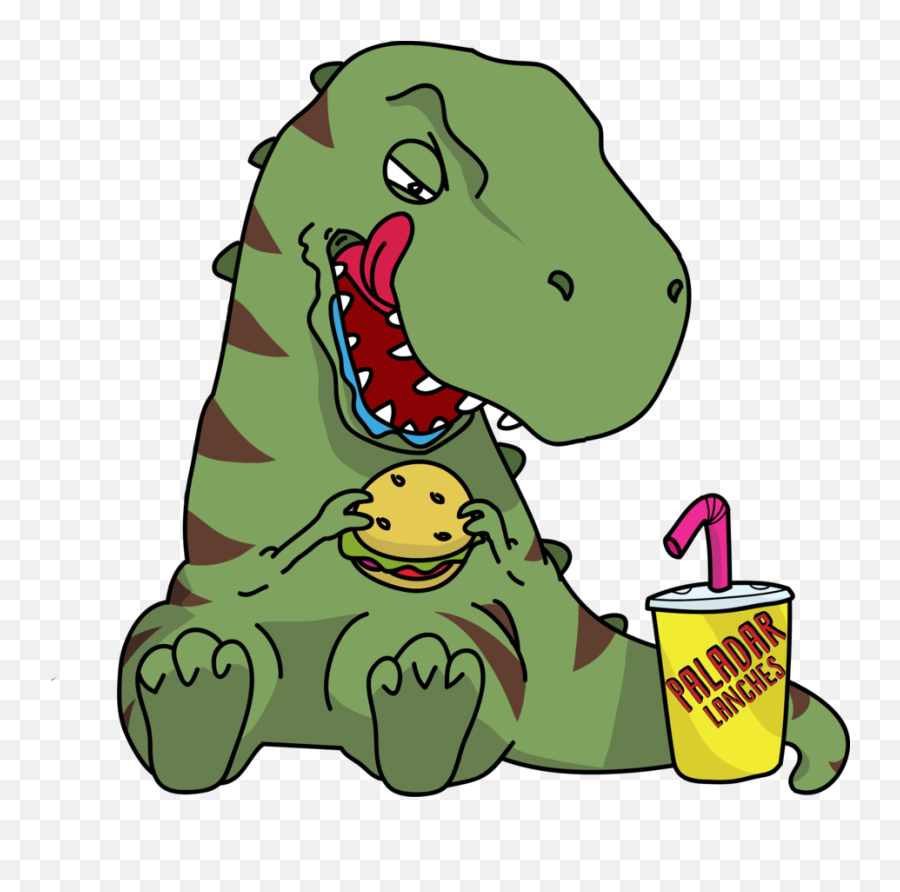 T Rex Eating A X Salad - Cartoon 919x870 Png Clipart Emoji,T-rex Clipart