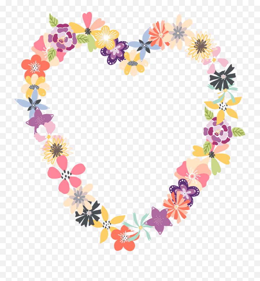 Flowered Heart Png Free Stock Photo - Decorative Emoji,Heart Png