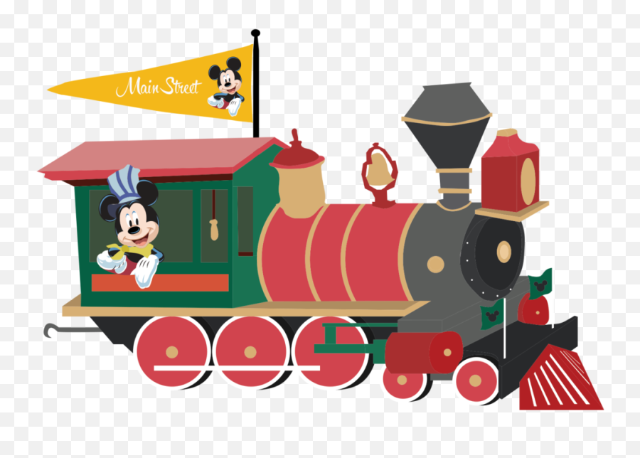 Disney World Train Clipart - Disney Train Set Clipart Emoji,Train Clipart
