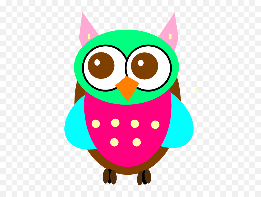 Clipart Panda - Free Clipart Images Colourful Owl Clioart Emoji,Owl Clipart Black And White