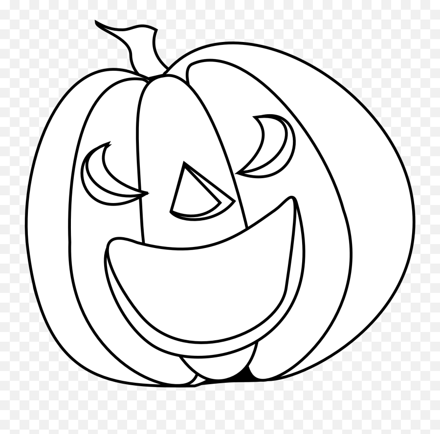 Halloween Pumpkin Clipart Black And - Black And White Pumpkin Clip Art Black Background Emoji,Halloween Pumpkin Clipart