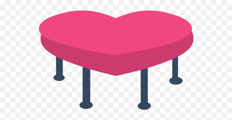 Download Hd Hearts Valentines Clipart - Pink Table Clipart Day Table Clipart Emoji,Table Clipart