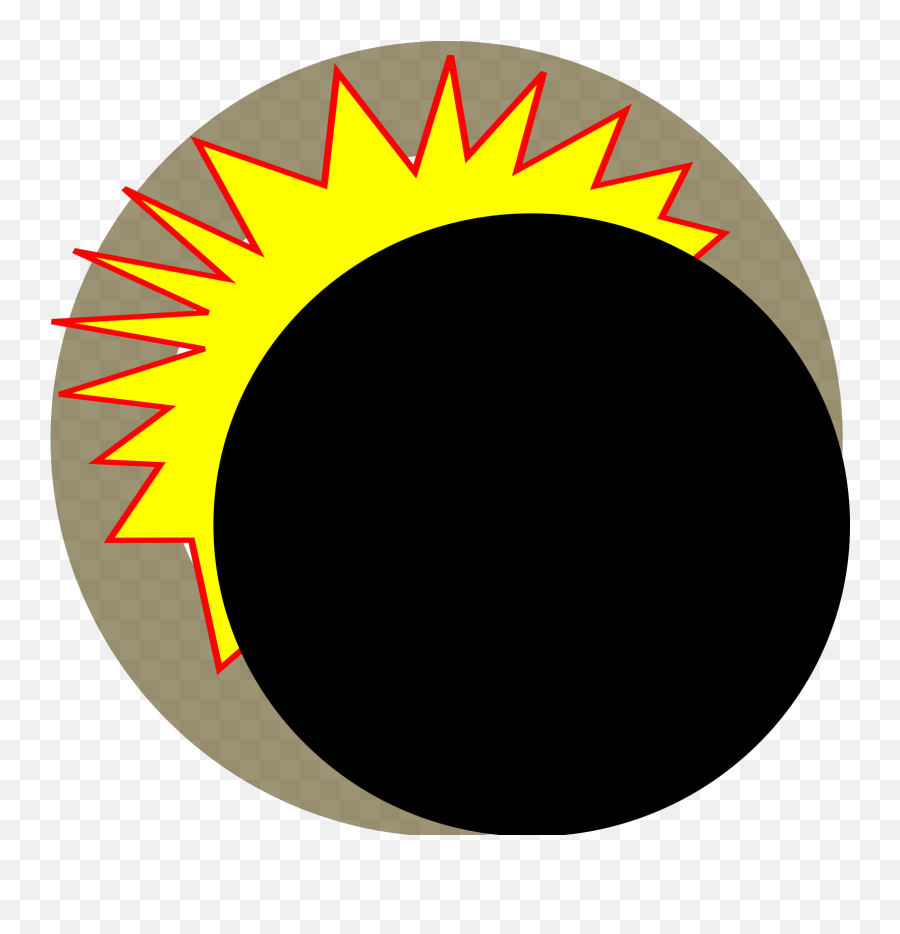 Solar Eclipse Clipart Art - Eclipse Clipart Emoji,Eclipse Png