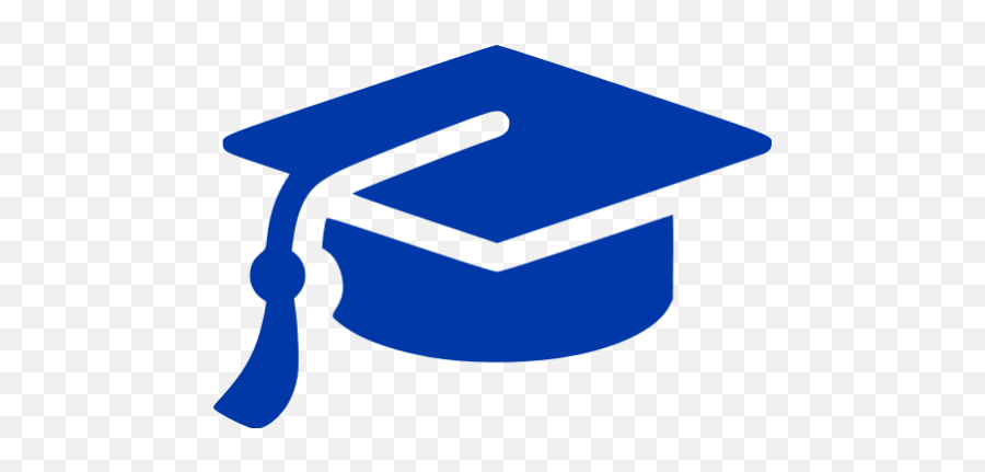 Graduation Cap Icon Png - Blue Graduation Icon Emoji,Clipart Graduation Caps