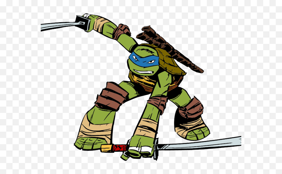 Leonardo Teenage Mutant Ninja Turtles - Teenage Mutant Ninja Turtles Emoji,Ninja Turtle Clipart