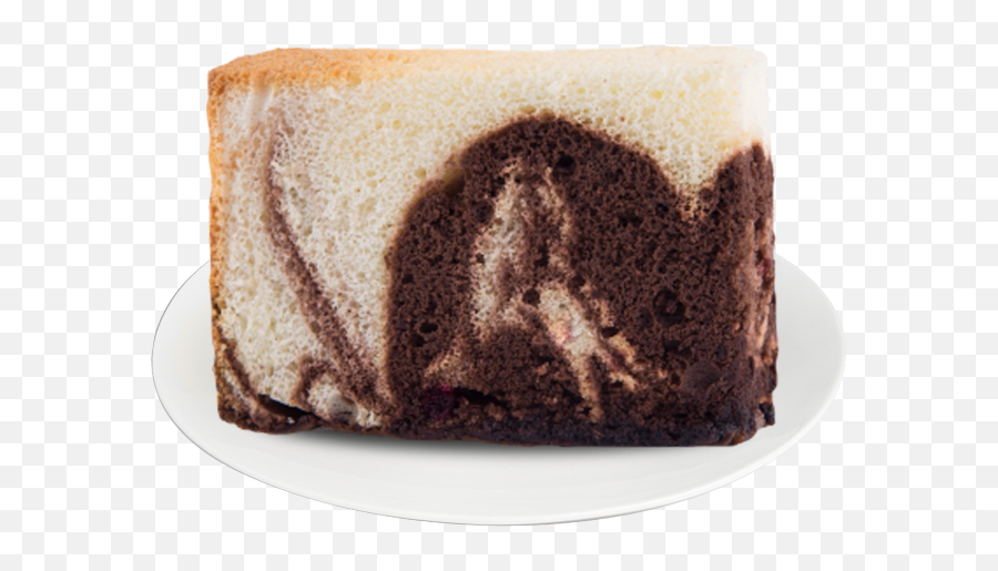 Download Hd Choco Marble Cake Slice - Chocolate Cake Emoji,Cake Slice Png