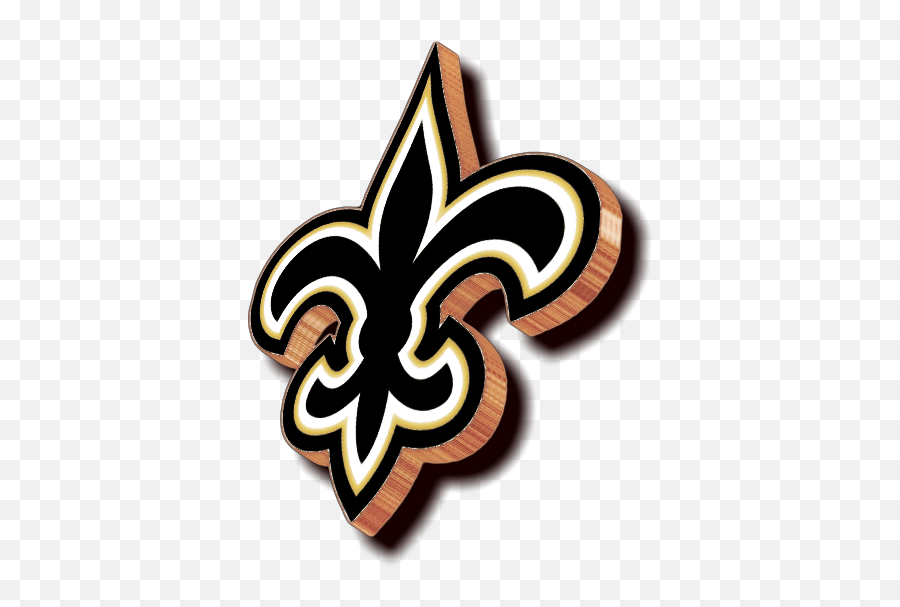 New Orleans Saints Logo 3d - Transparent New Orleans Saints Png Emoji,Saints Logo