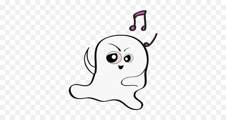 Ghost Emoji And Sticker By Phuong Hoang Co,Ghost Emoji Png