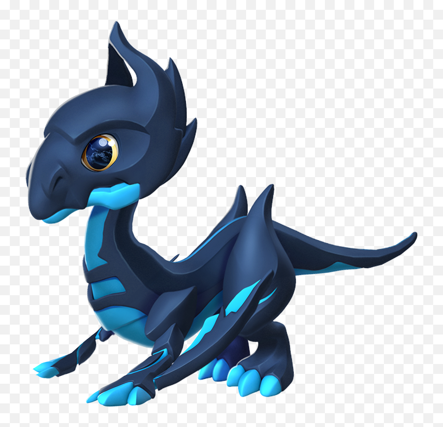 Midnight Dragon - Dragon Mania Legends Wiki Emoji,Blue Dragon Png