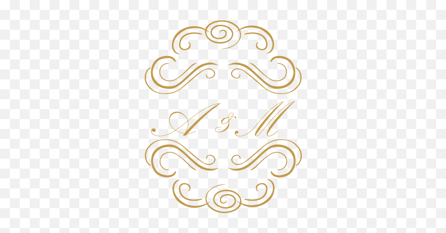 Au0026m Wedding Invites U0026 Mongram On Behance Emoji,Wedding Logo Design