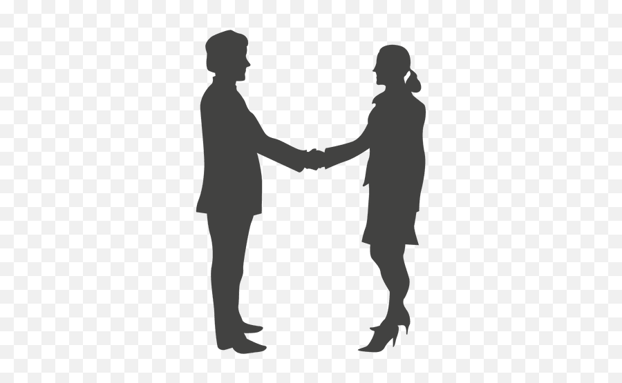 Businessman Meeting Woman Silhouette Transparent Png U0026 Svg Emoji,Businessman Silhouette Png