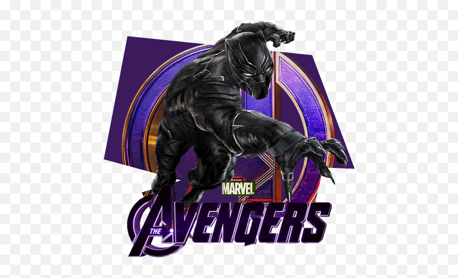 Avengers - Marvel Emoji,Black Panther Logo