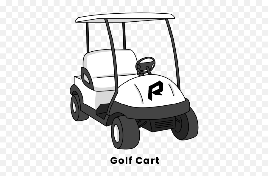 Golf Equipment List Emoji,Golf Cart Clipart