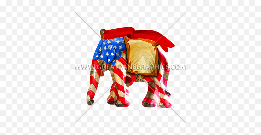 Republican Elephant Stripes Production Ready Artwork For T Emoji,Republican Elephant Png