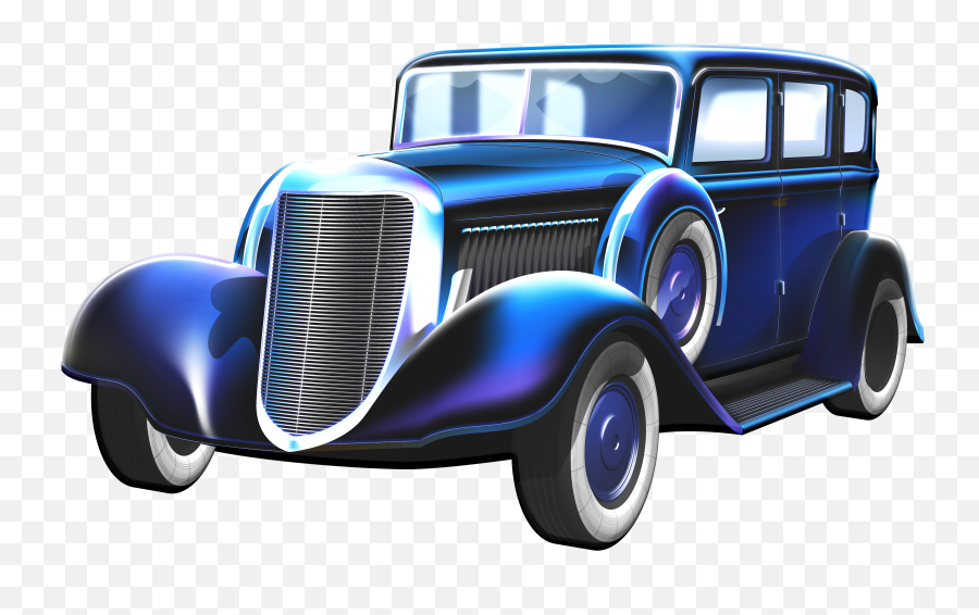 Painted Blue Gangster Car 1920 Free Image Download Emoji,Gangster Transparent