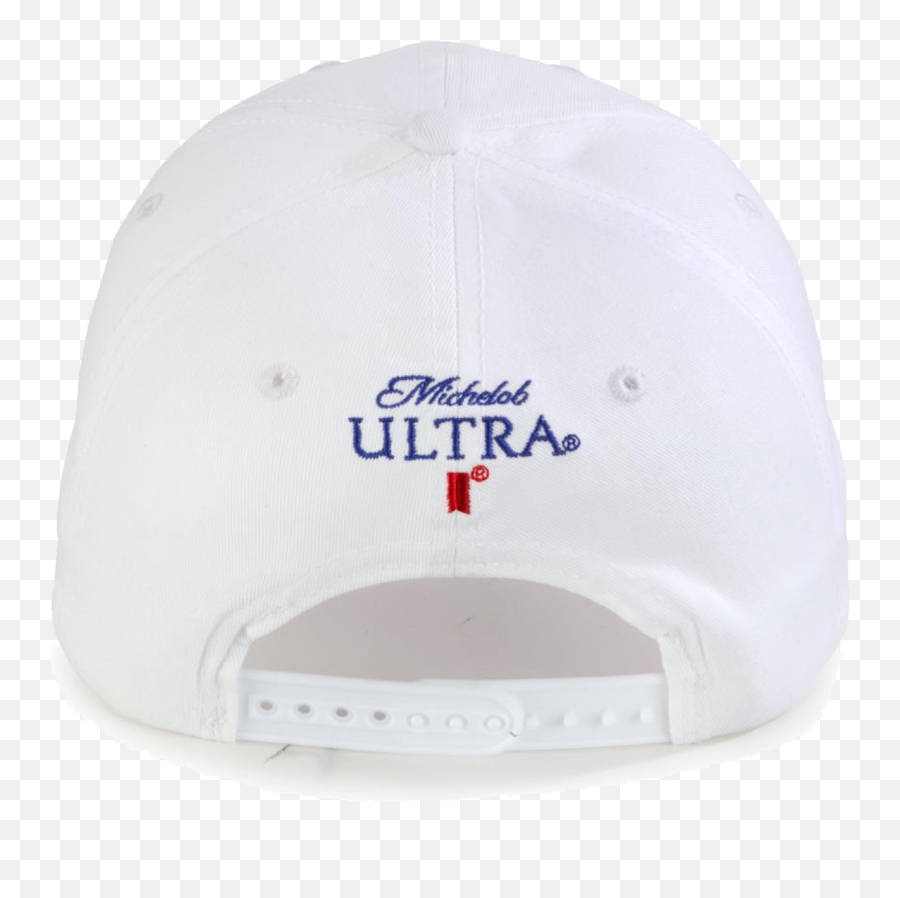 Michelob Ultra White Cap With Ribbon - For Baseball Emoji,Michelob Ultra Logo