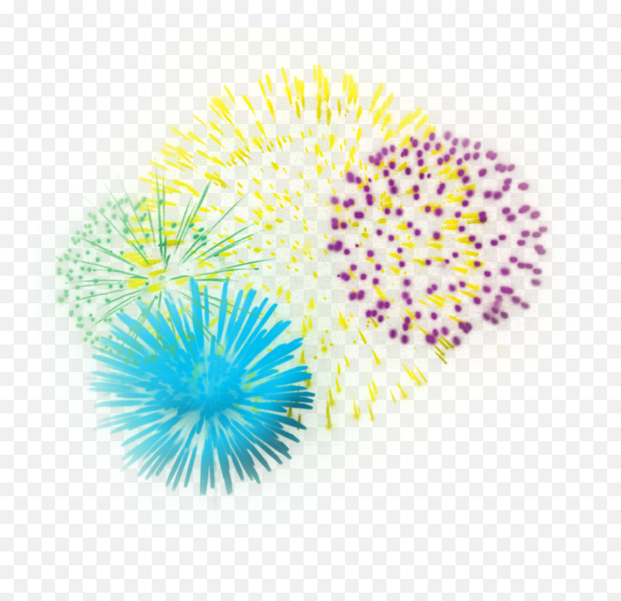 New Years Fireworks Clip Art For Kids - Happy New Year Blue Happy New Year Png Emoji,Fireworks Png