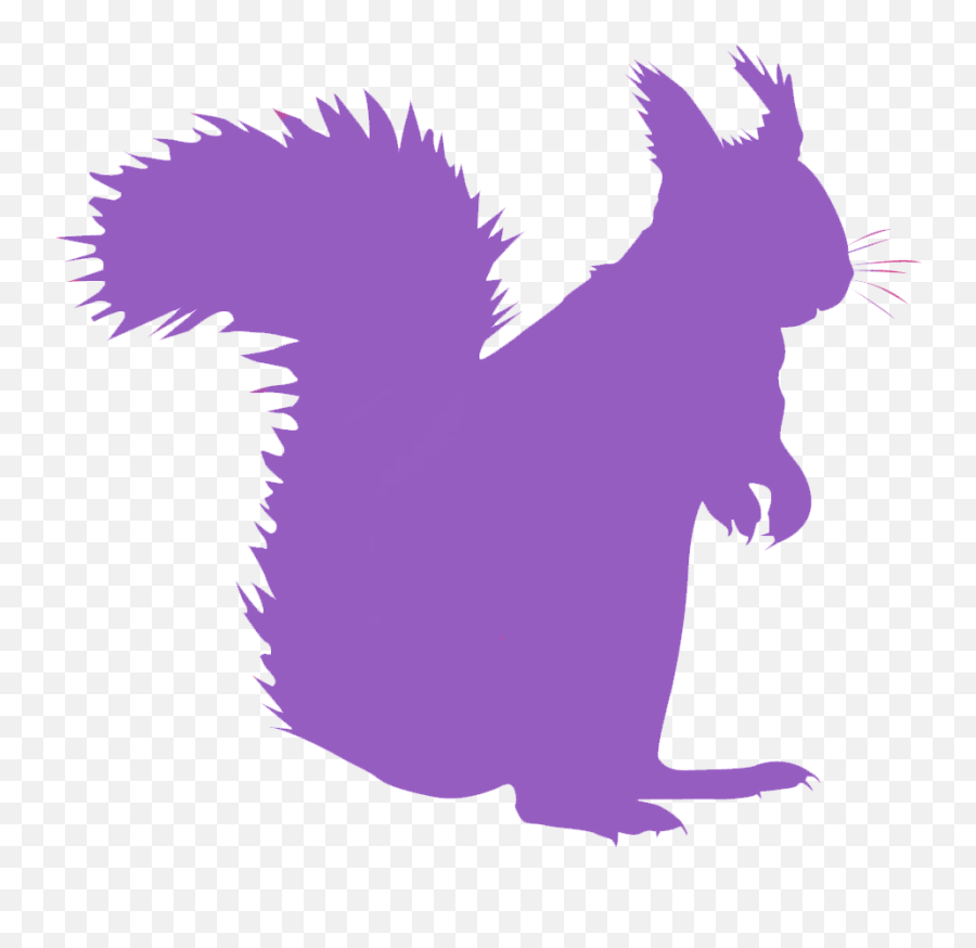 Purple Squirrel Drawing - Animal Figure Emoji,Squirrel Png