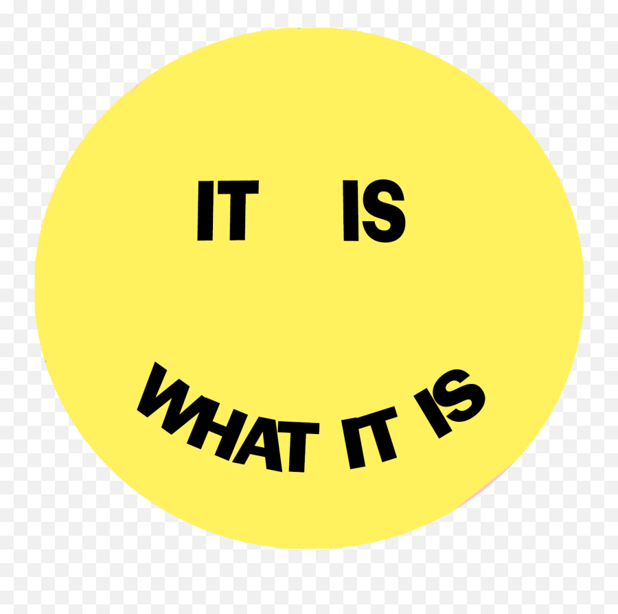 It Is What It Is Sticker Rainbow Stickers Stickers Redbubble - Happy Emoji,Redbubble Logo