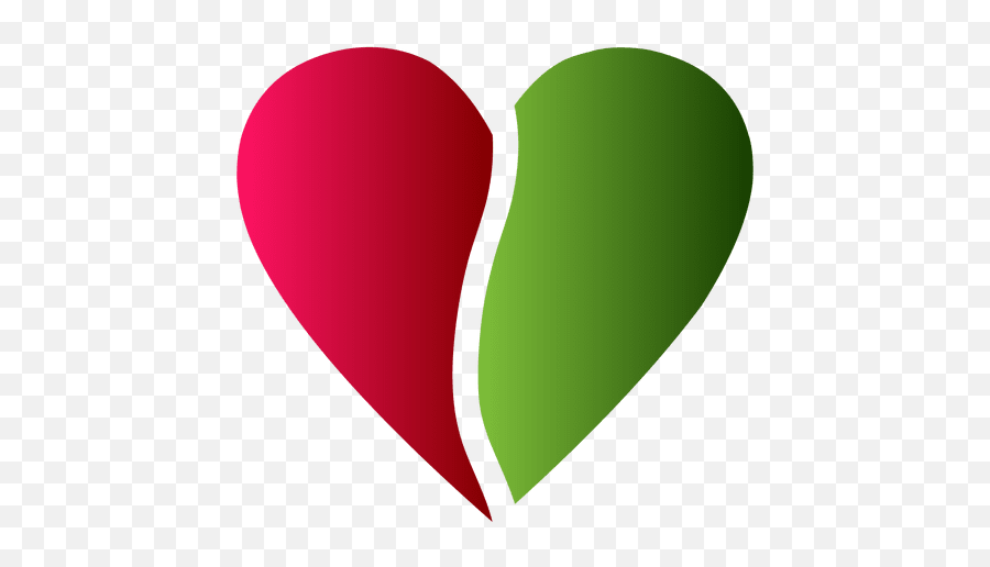 Half Heart Logos Page 6 - Line17qqcom Corazon Azul Y Verde Png Emoji,Heart Logo
