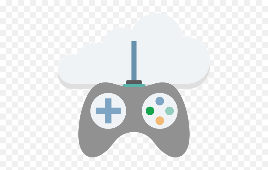 Cloud Gaming Icon Of Flat Style - Cloud Gaming Icon Emoji,Gaming Png