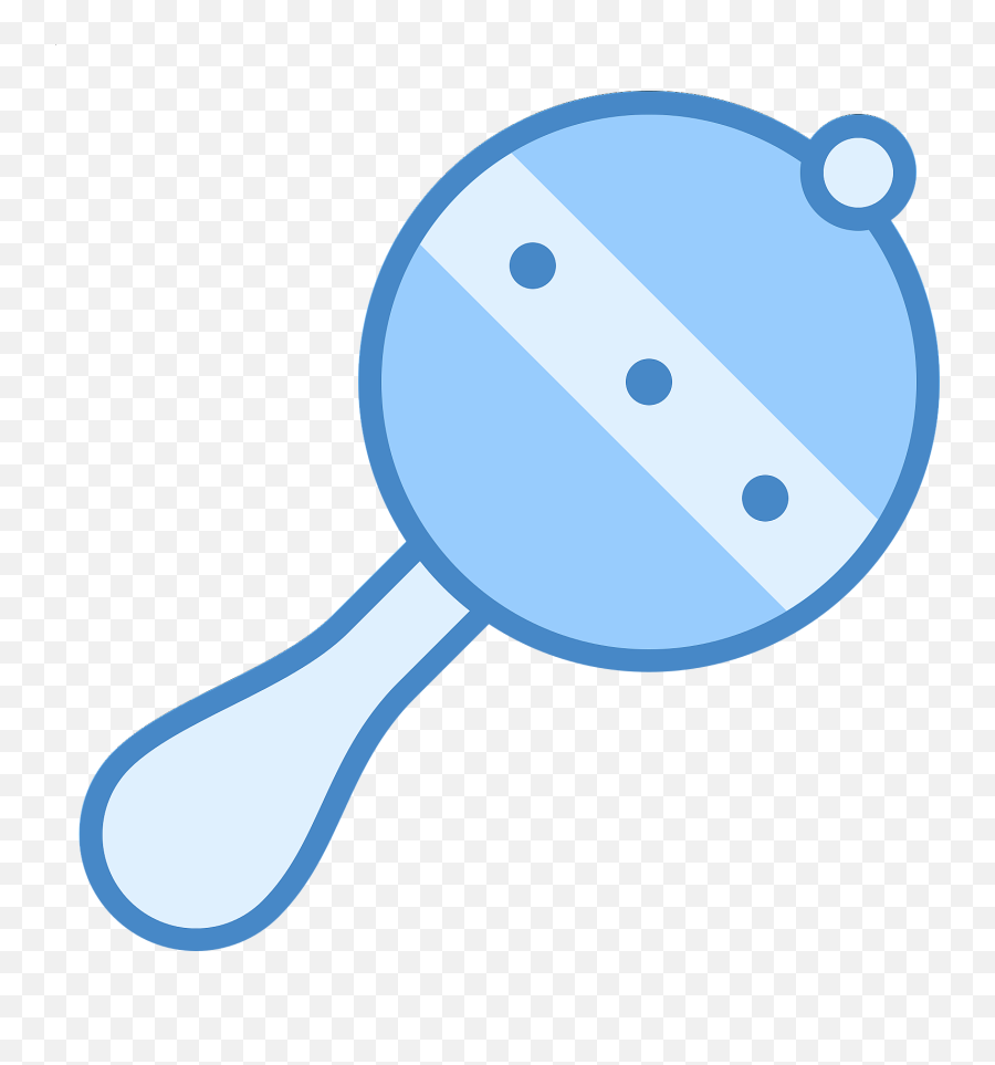 Blue Baby Rattle Png Clipart - Álvaro Obregon Garden Emoji,Baby Rattle Clipart