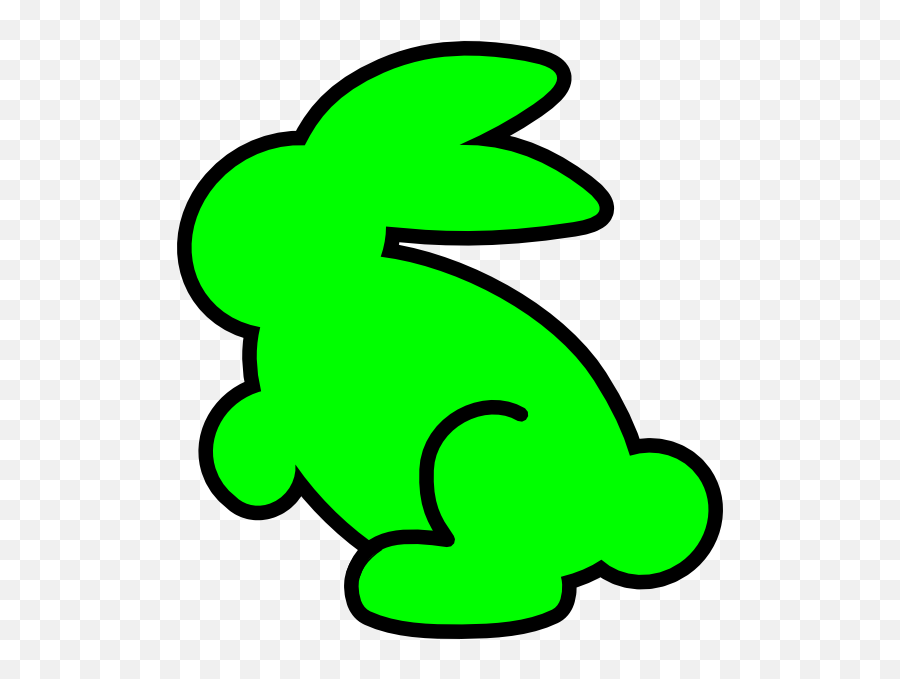 Green Clip Art Free - Clipart Rabbit Emoji,Green Clipart