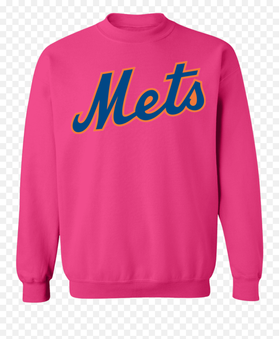 Mets Sweatshirt - Long Sleeve Emoji,Mets Logo