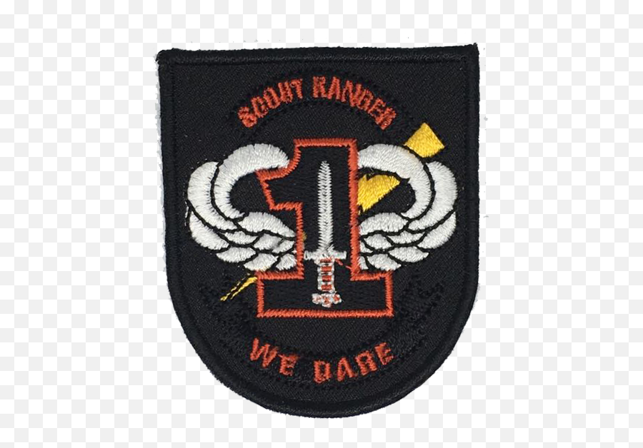 1st Scout Ranger Company Airborne We - 1st Scout Ranger Company Emoji,Army Ranger Logo