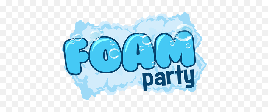 Download Foam Clipart Foam Party - Foam Party Logo Png Emoji,Party Clipart
