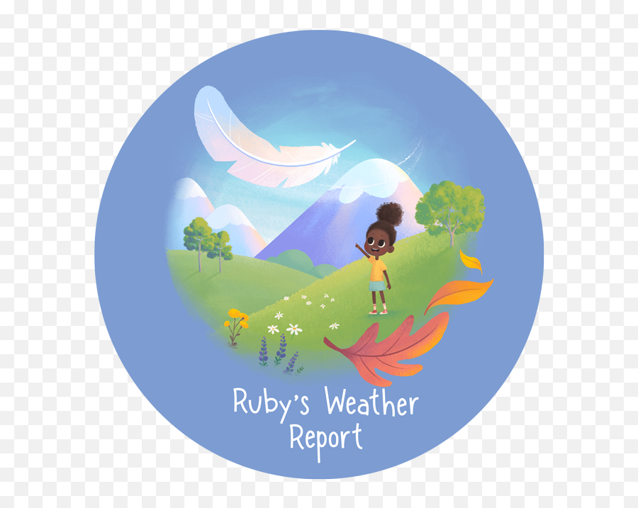 Rubyu0027s Weather Report U2013 A Seasons Game For Kids Wonder Bunch - Fictional Character Emoji,Weather Png