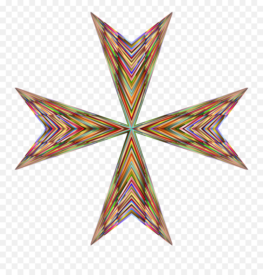 Star Maltese Cross Cross Png Clipart - St Lazarus Cross Png Emoji,Maltese Cross Clipart
