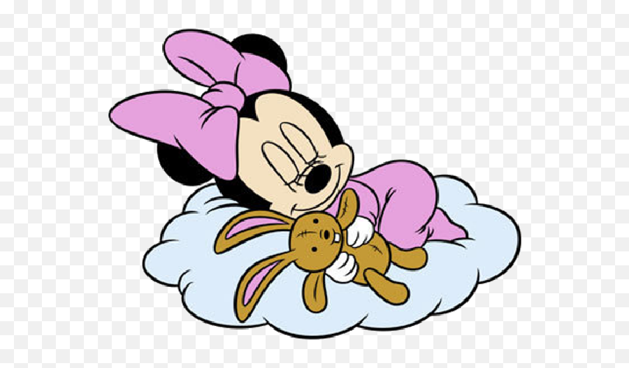 Download Baby Minnie Mouse Sleeping Png - Baby Minnie Mouse Png Emoji,Sleeping Baby Clipart