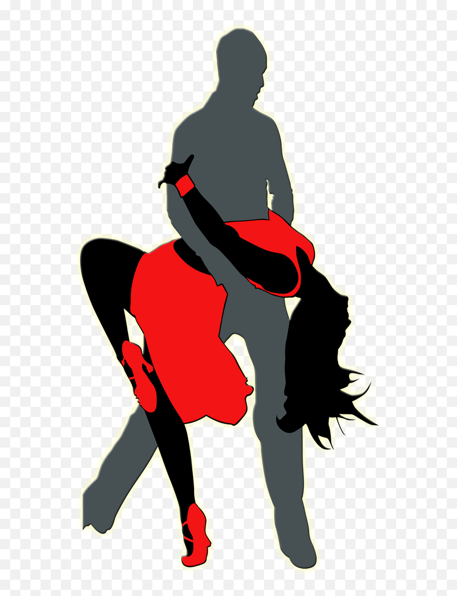 Silhouette Dancer Tango Ballroom Dance - Dance Clipart Emoji,Ballroom Dancing Clipart