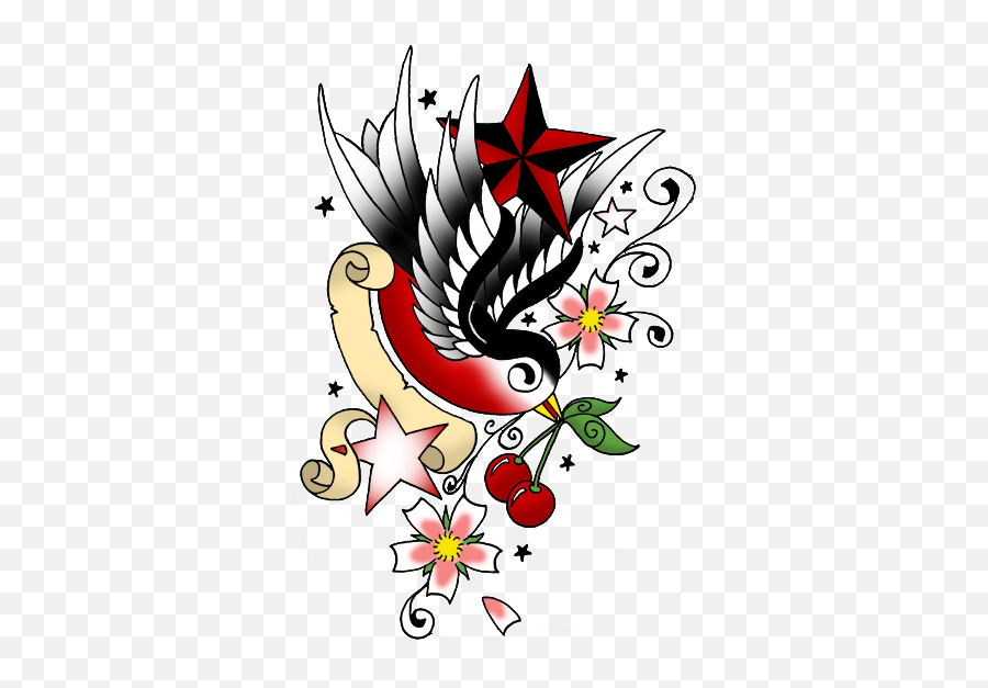 Tattoos Png Images Star Tattoos Love Heart Free Download Emoji,Flower Tattoo Png