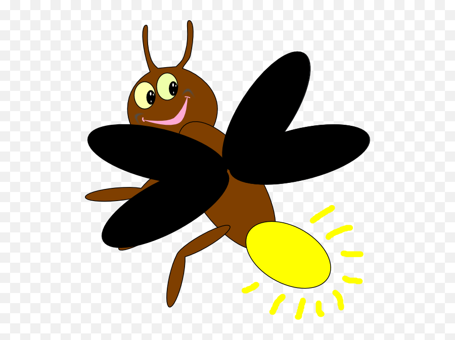 Lightning Bug Clip Art - Firefly Clipart Gif Emoji,Bug Clipart