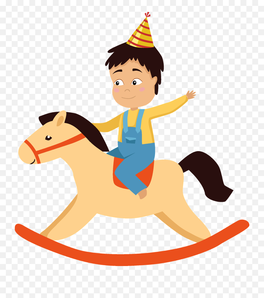 Birthday Boy Emoji,Rocking Horse Clipart