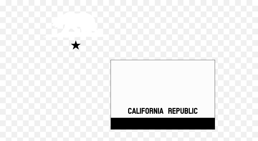 White California Bear Clip Art At Clkercom - Vector Clip Emoji,California Bear Png
