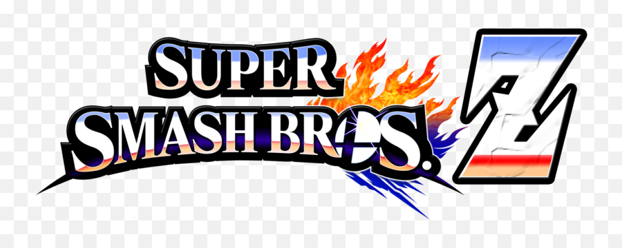 Download Super Smash Bros Z Revamped Logo By Kingasylus91 Emoji,Smash Bros Logo Transparent