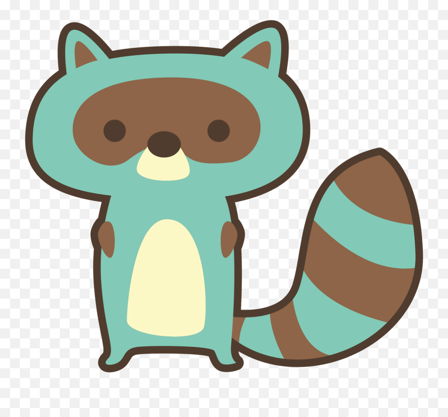 Raccoon Clipart - Q Emoji,Raccoon Clipart
