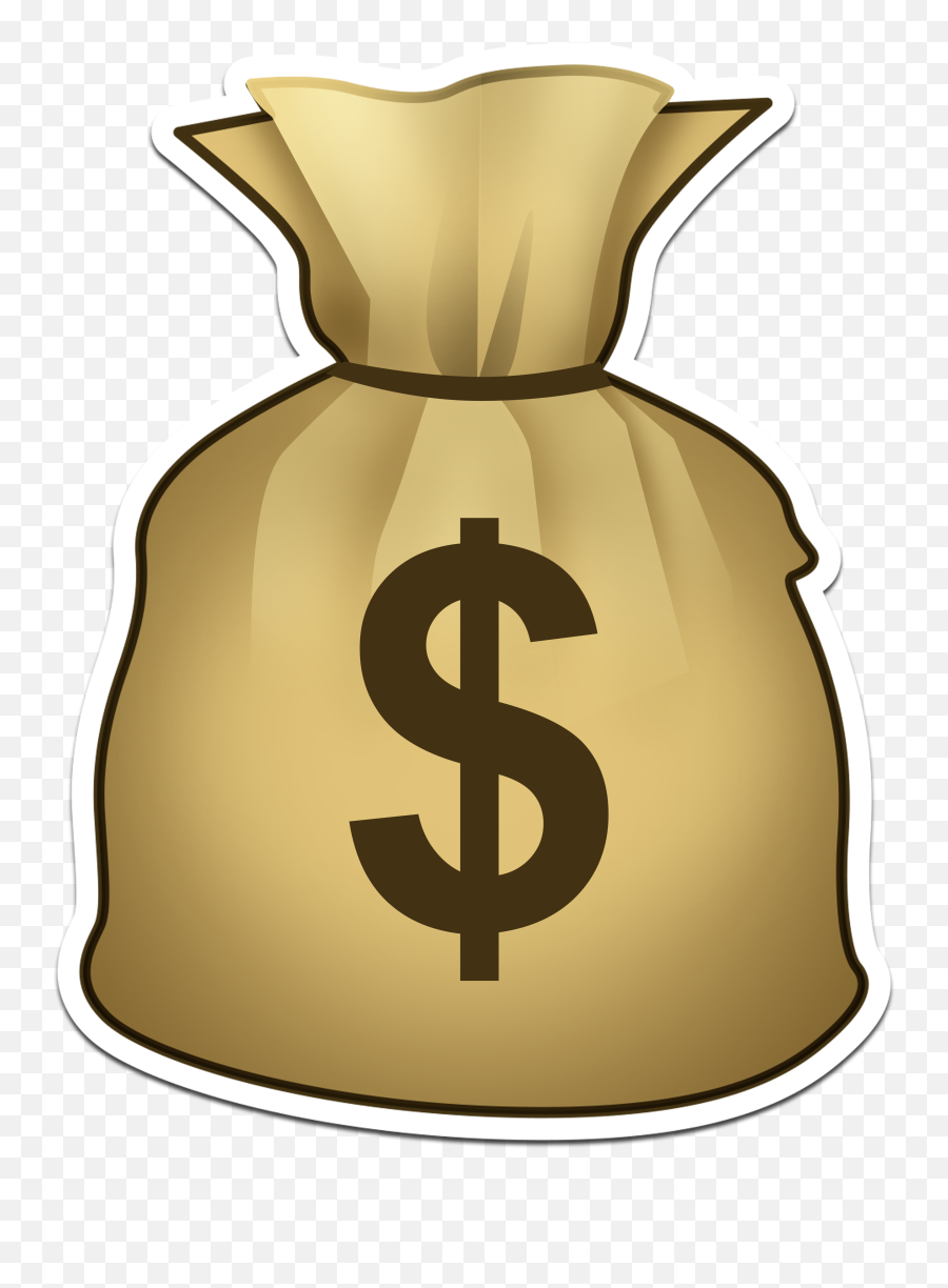 Emoji Money Bag Portable Network Graphics Clip Art - Slots,Money Bag Clipart Black And White