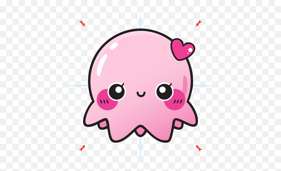 How To Draw A Cute Octopus - Kawaii Step By Step Guide Emoji,Octopus Tentacles Clipart