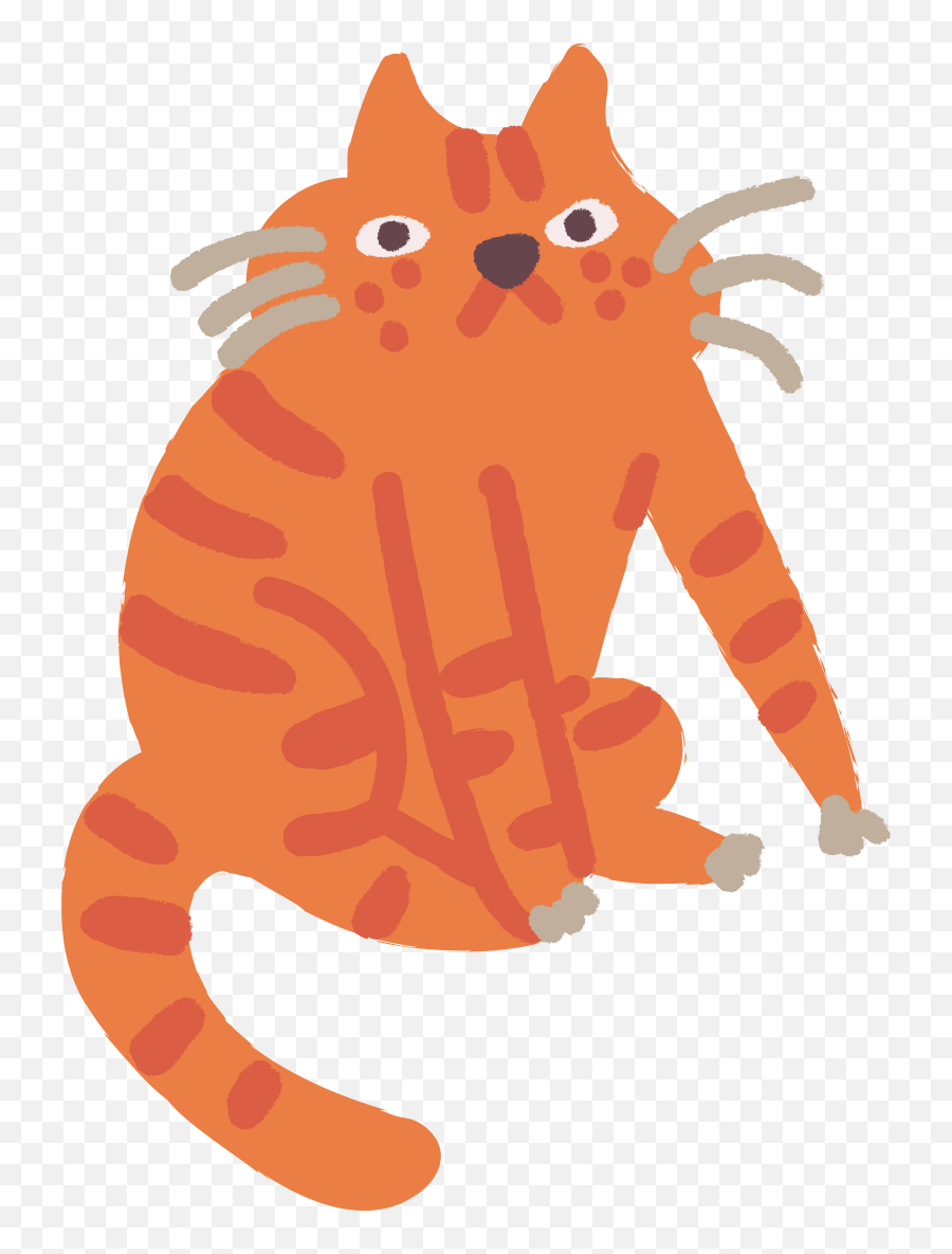 Corona - Virus Clipart Illustration In Png Svg Emoji,Orange Cat Png