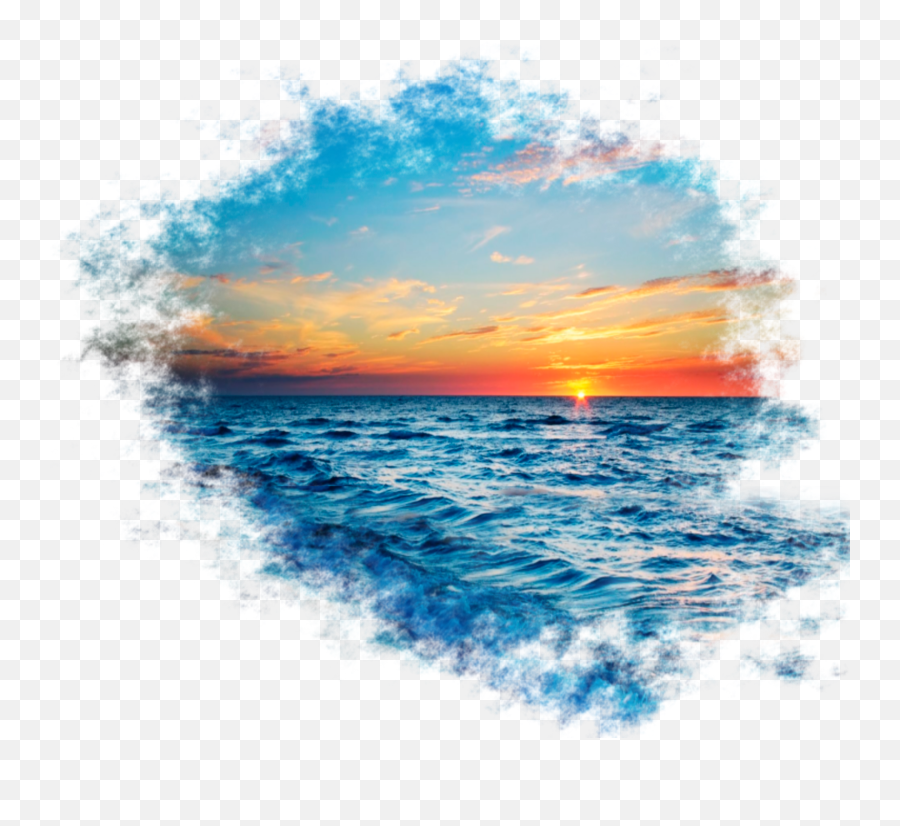 Skycloudssunrisesunsetwatersea Sticker By Nina Emoji,Sunrise Clipart Png
