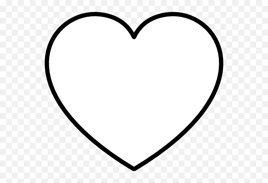 Black Heart Heart Clipart Black And White Heart Clip Art - Heart Coloring Pages Emoji,Black Heart Png