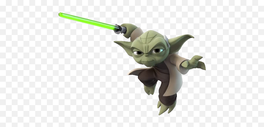Cute Yoda Png Transparent Cute Yoda - Disney Infinity Yoda Png Emoji,Yoda Png