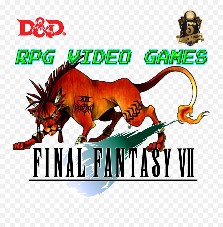 Final Fantasy Vii Red Xiii Du0026d 5e U2013 Blog Of Characters - Final Fantasy Emoji,Final Fantasy 7 Logo
